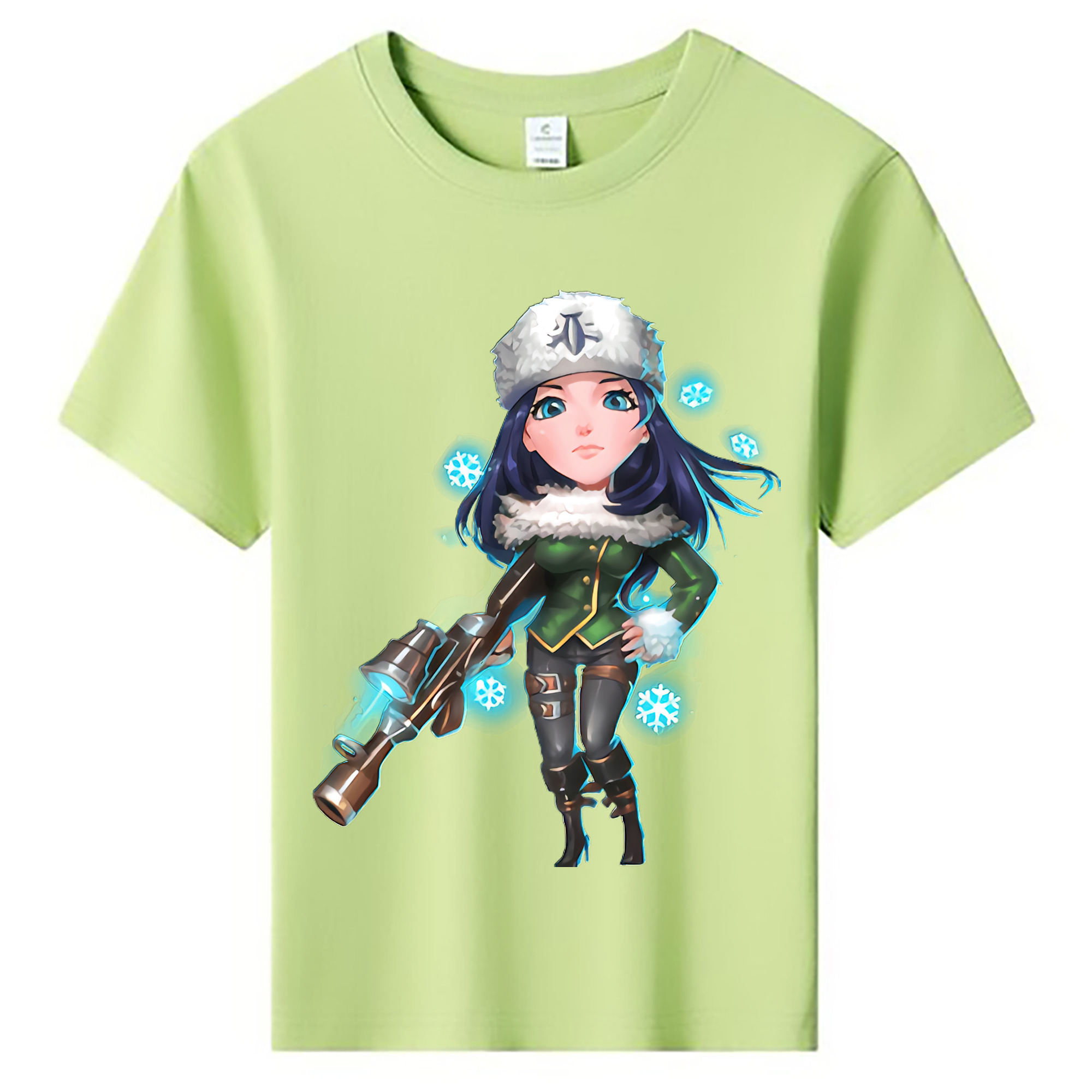（画像用） リーグ・オブ・レジェンド League of Legends LOL 綿100％キッズTシャツ（フロントプリント）